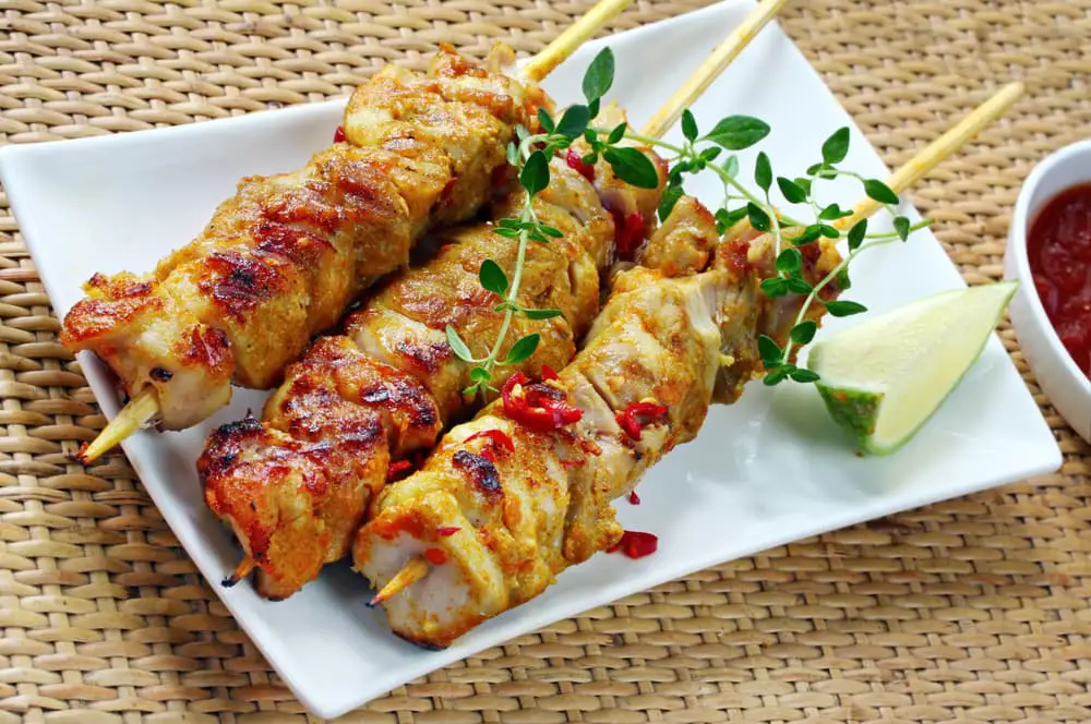 brochette de poulet