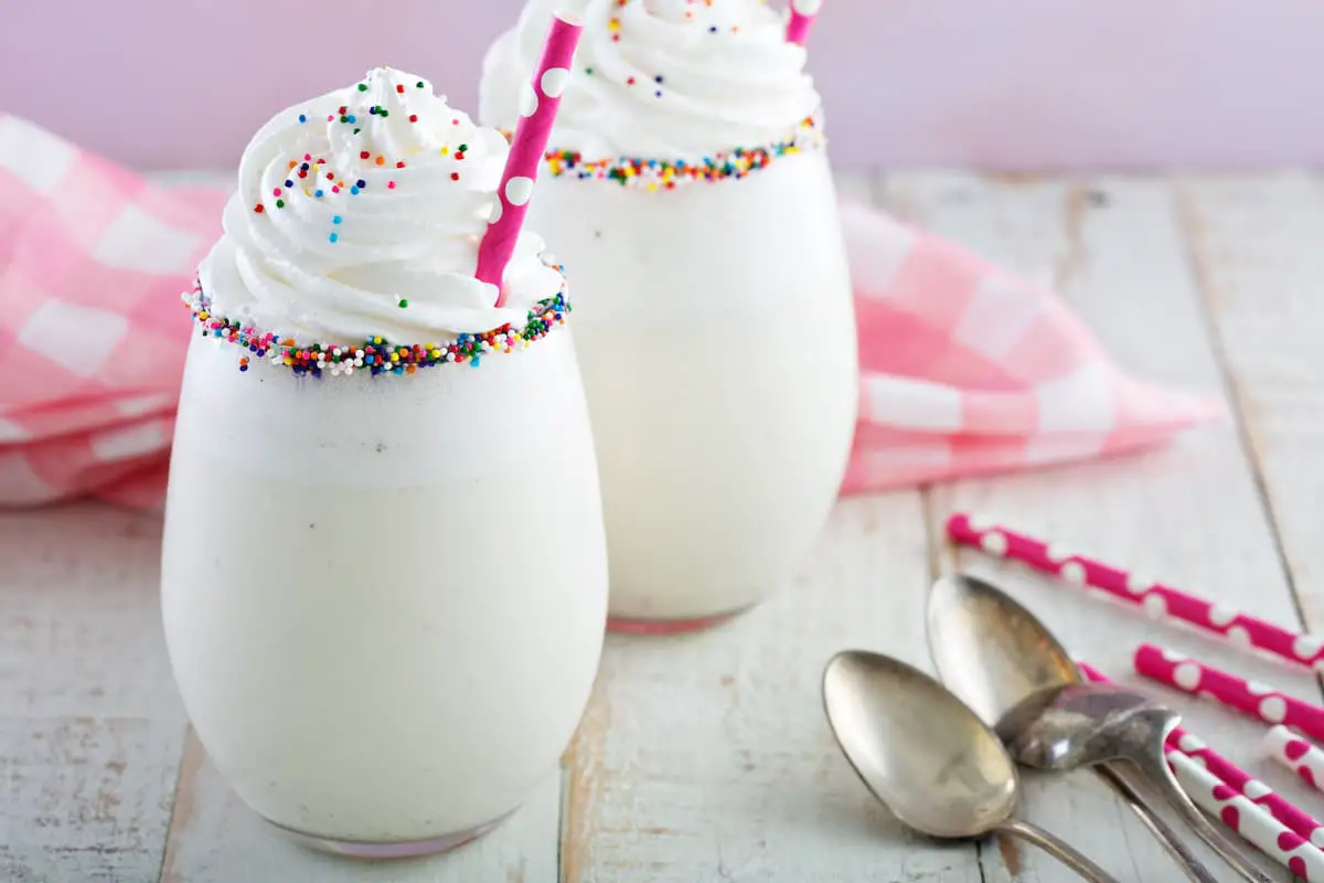 Recette milkshake vanille