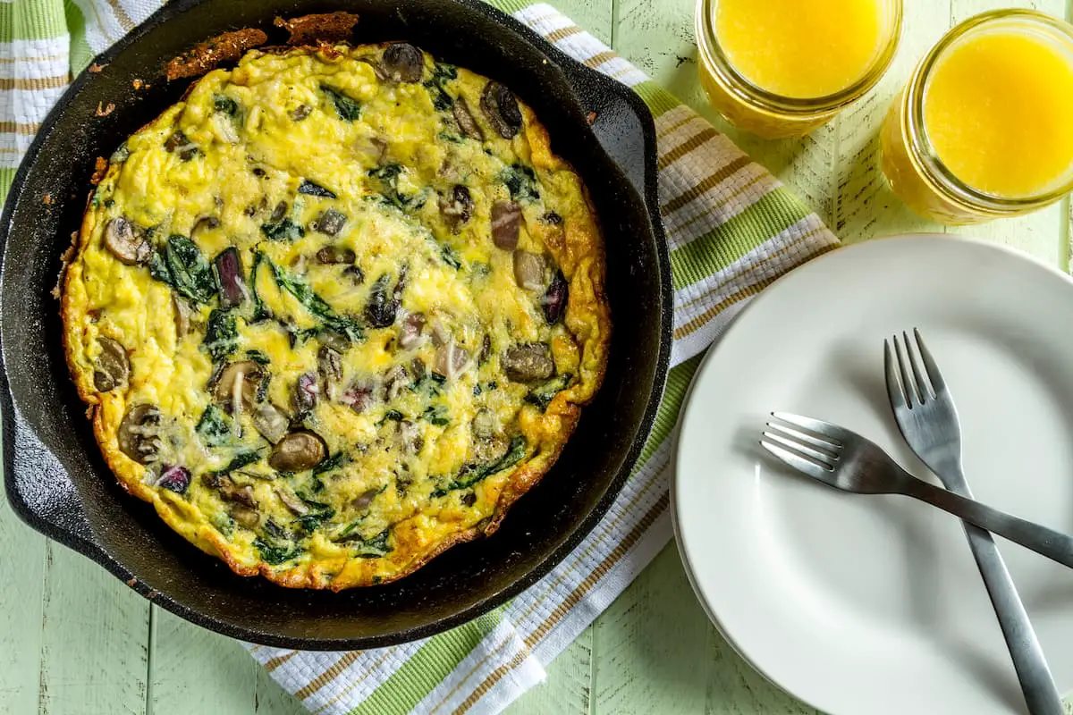 recette omelette champignon