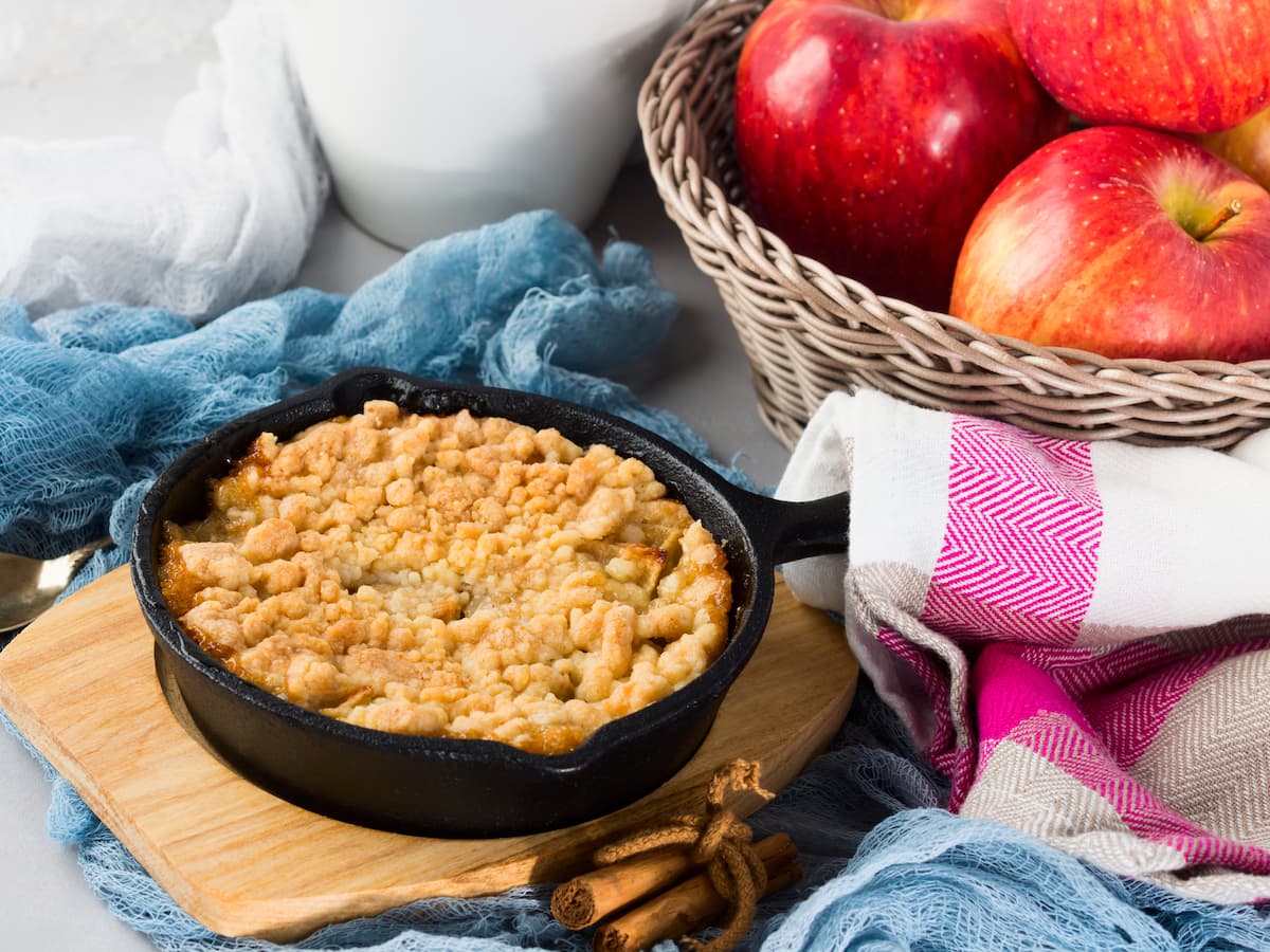 crumble pomme healthy