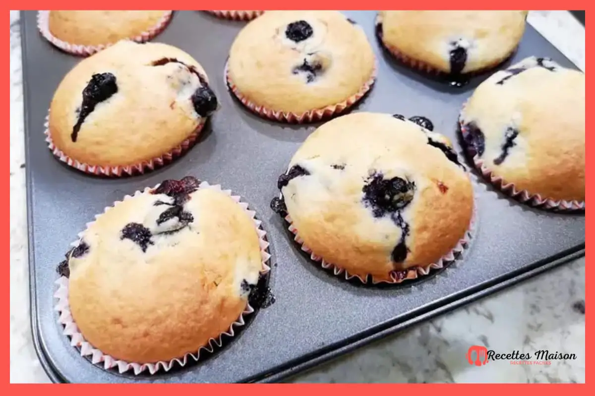 Muffins aux myrtilles