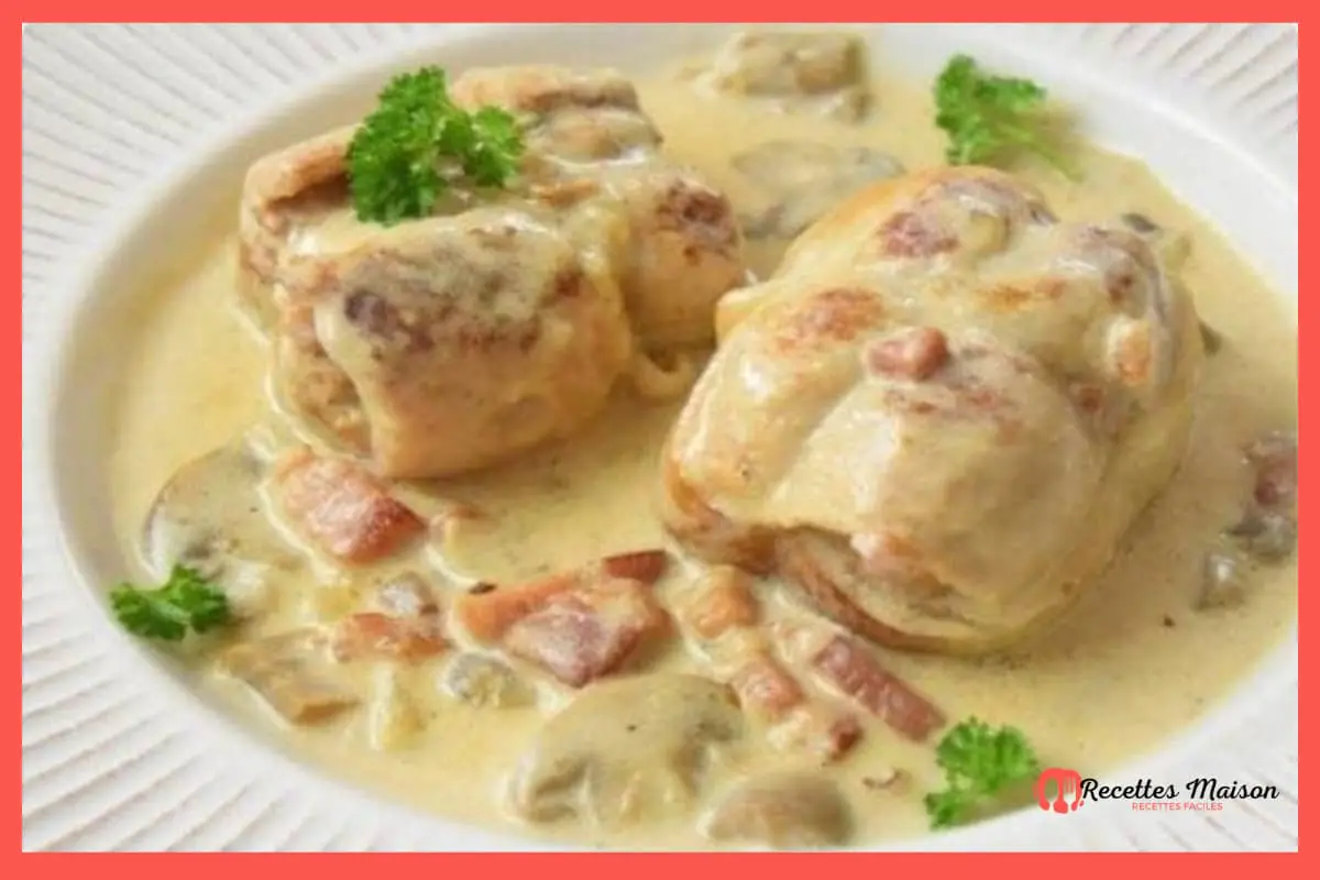 Paupiettes de Veau à la Crème Fraîche