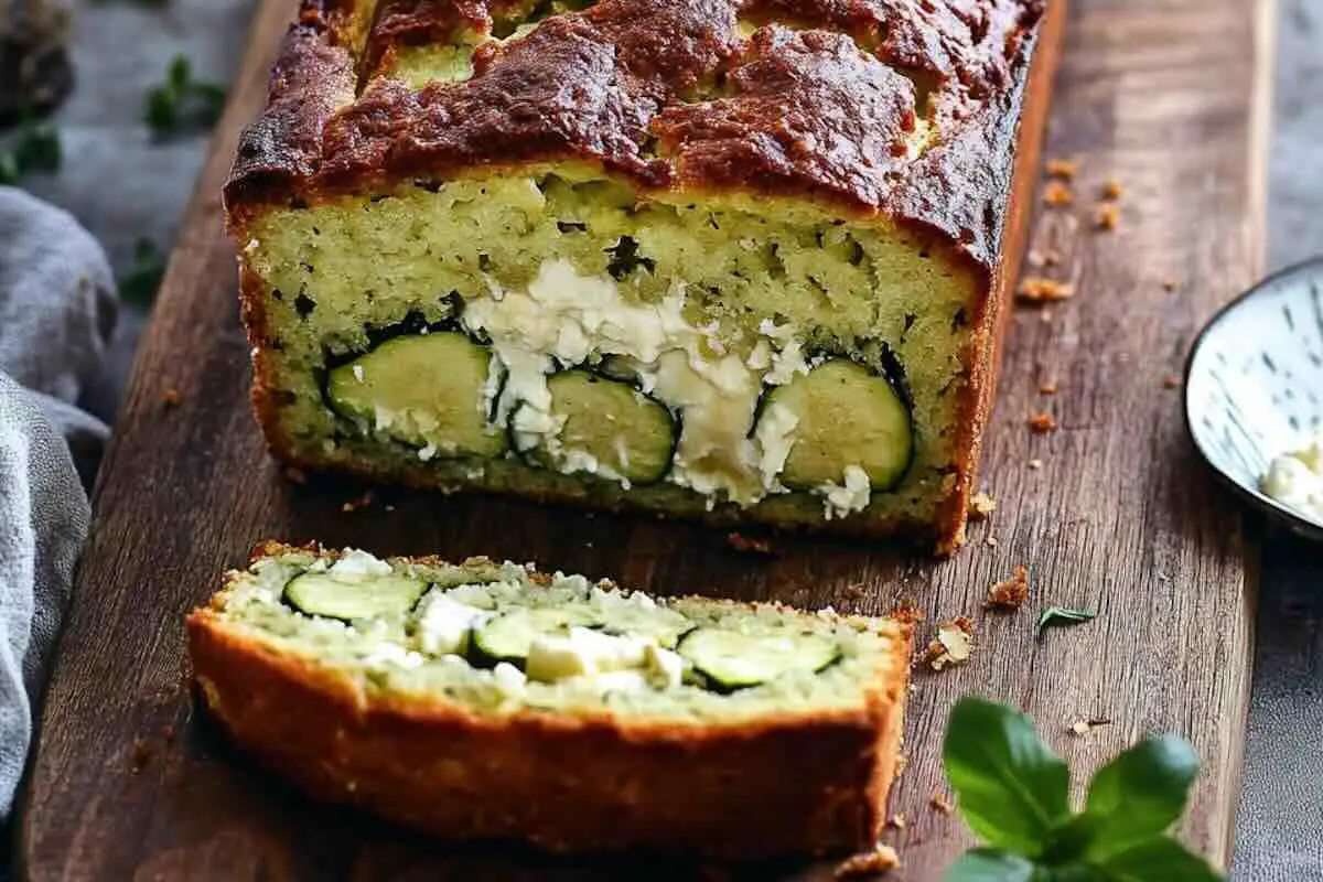 Cake salé au chèvre et aux courgettes