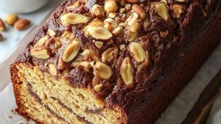 Cake marbré au beurre de cacahuètes