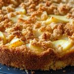 Gâteau aux pommes façon crumble croquant