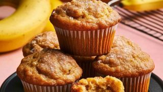 Muffins moelleux à la banane