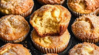 Muffins moelleux aux pommes et cannelle