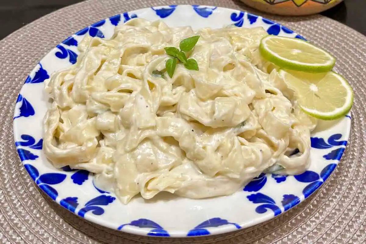 Tagliatelles au Citron