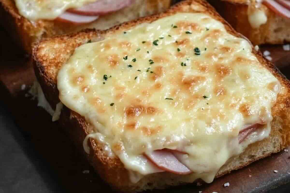 Croque-monsieur fait maison au four