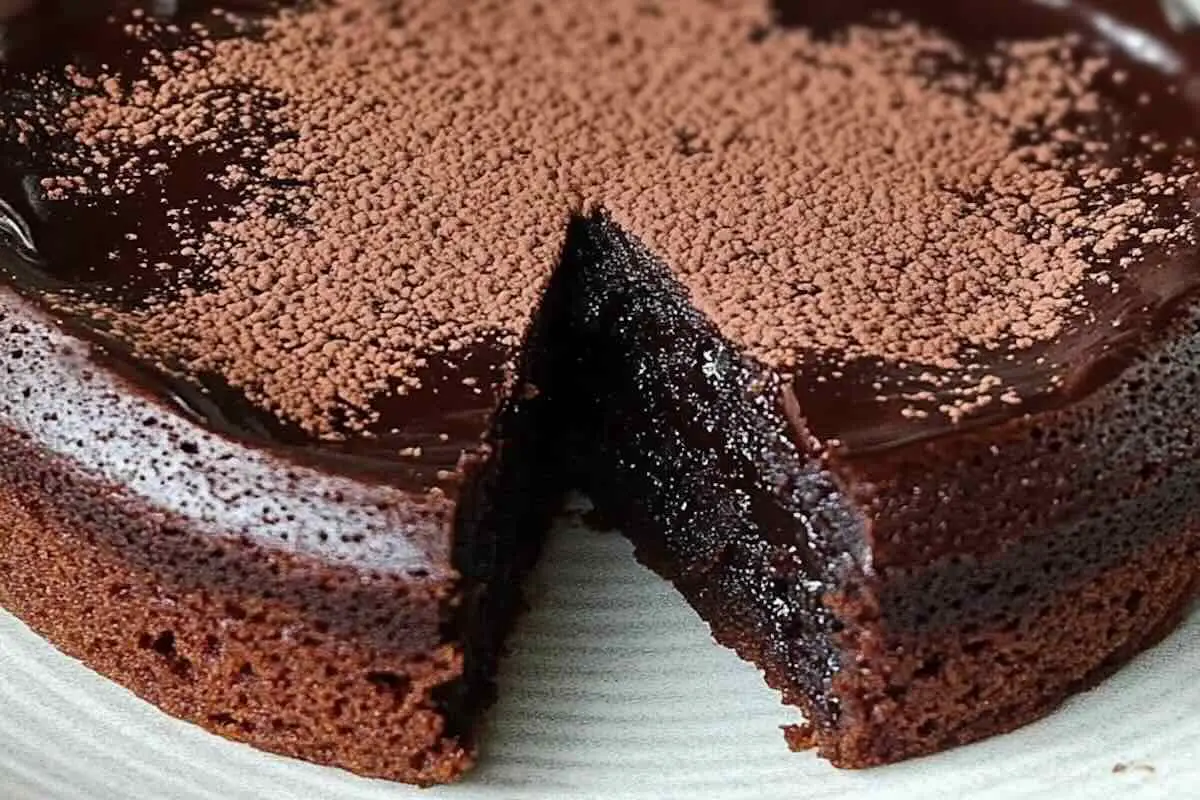 Fondant léger au chocolat noir et fromage blanc