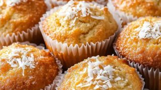 Muffins à la noix de coco sans beurre