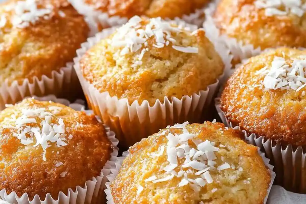 Muffins à la noix de coco sans beurre